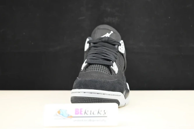 dh7138- air 4 jordan “black canvas” BestValue 1732 0602